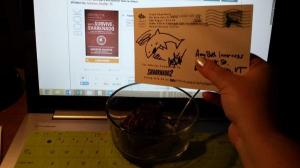 Andrew sent me a postcard!