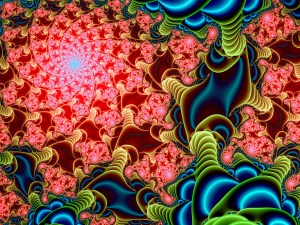 I found this on Deviantart and decided to use it as inspiration. fractalblossom by titiavanbeugen