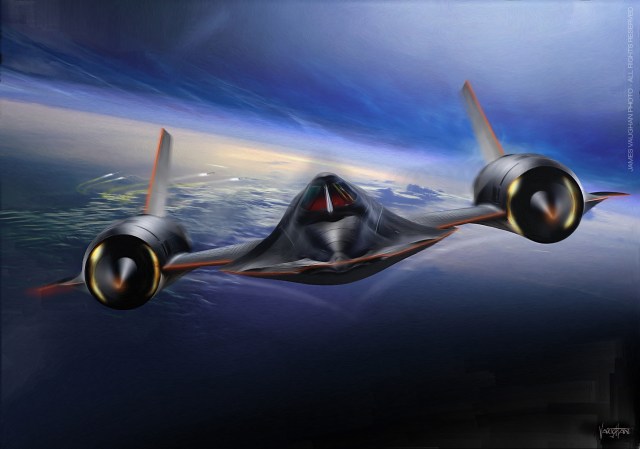 SR-71 - pourin on the coal - paint