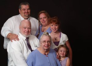 Grumpa, Grandma, and the family from 2010