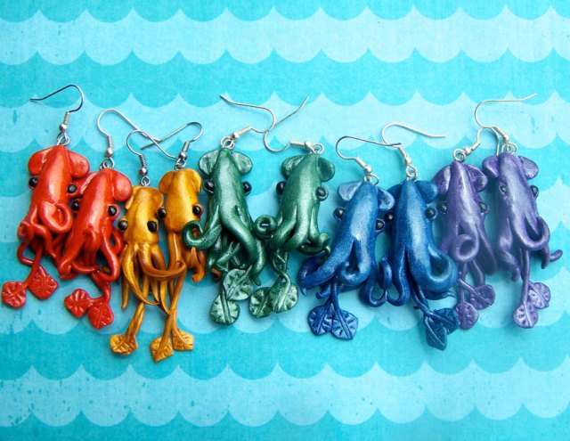squid-earrings